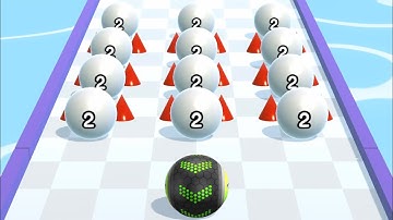 BALL RUN 2048 🎱💕- All Levels Gameplay Android, iOS v.137