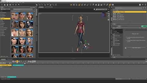 Applying Animations in Daz Studio