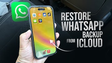 How To Restore WhatsApp Backup From iCloud (tutorial)