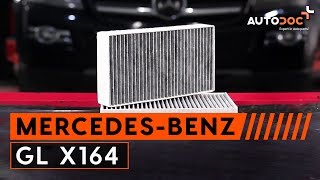 MERCEDES-BENZ GL X164 kabinszűrő csere ÚTMUTATÓ | AUTODOC