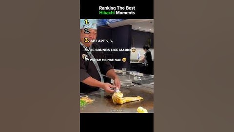 Ranking The Best Hibachi Moments