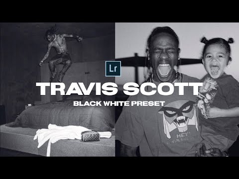 Give Your Photos The New Travis Scott Black White Look Youtube