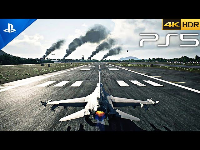 PS5) ACE COMBAT 7 Gameplay  Ultra High Realistic Graphics [4K HDR] 
