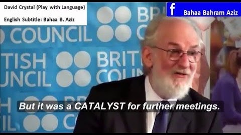 David Crystal - On play with Language - Subtitled