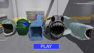 Evolution Of The Bloop In Barrys Prison Run Zoonomaly Hungry Shark Roblox All Bosses Battle 