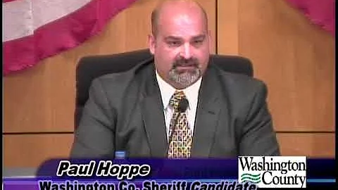 Washington County Sheriff Q&A with Paul Hoppe OCTO...