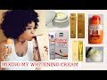 PERFECT WAY TO MIX YOUR WHITENING CREAM |My Personal Cream