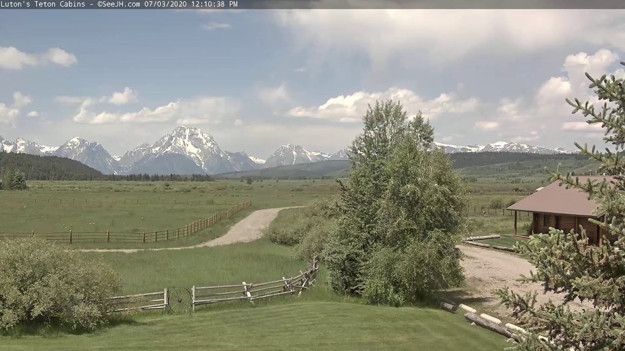 Luton S Teton Cabins Mount Moran Seejh Com Youtube