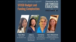 Educational Equity in San Francisco: SFUSD Budget and Funding Complexities