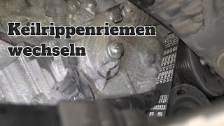 Keilrippenriemen wechseln - Smart 451