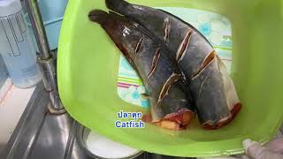 วิธีล้างปลาดุกไม่ให้คาว How to wash a catfish