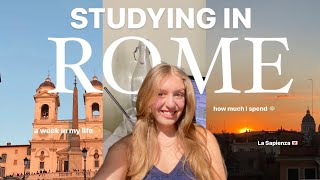 Studying in Italy (University of Rome) - How much I spend in a week in Rome🤍