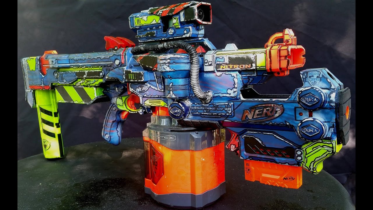 awesome modified nerf guns