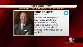 Missouri attorney general files lawsuit over Jackson County's mask mandate