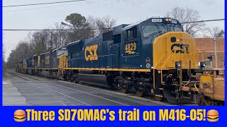 Triple MAC ATTACK! Decent Lashup on CSX M416-05 @ Randolph Rd (4K)