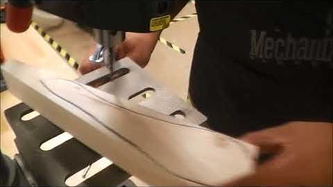 How to make a Balsa CO2 Dragster: Part Two Drilling the Axle Holes