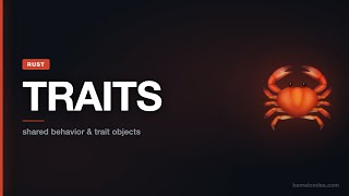 Rust Traits — Shared Behavior, Bounds & Trait Objects