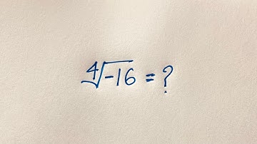 Can You Pass Entrance Exams in Cambridge University?  Square root of Complex Numbers |