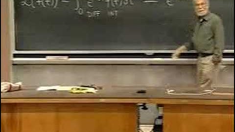 Lec 20 | MIT 18.03 Differential Equations, Spring 2006