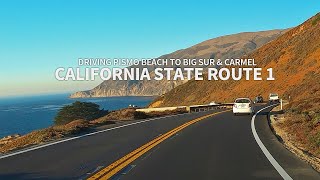 [Full] CALIFORNIA STATE ROUTE 1  Driving Pismo Beach to Big Sur and Carmel, California, USA, 4K