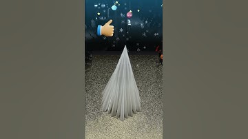 Beautiful Snowflake Christmas Tree Timelapse