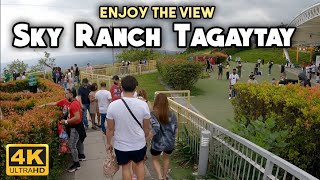 FAVORITE WEEKEND GETAWAY near Metro Manila  SKY RANCH TAGAYTAY 4k Philippines Walking Tour