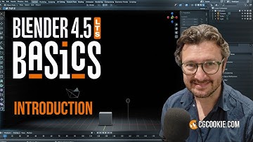 Introduction to Blender and CG Cookie - BLENDER 4.5 BASICS (part 0)