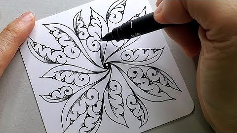 Drawing Zentangle – Icantoo