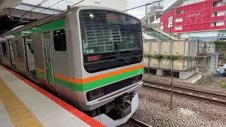 東海道線E231系1000番台コツS-20編成上野行き、川崎駅発車。