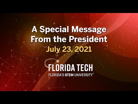 COVID-19 Update from President McCay July 23, 2021