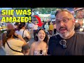 Her first time at thailands largest fair  kaset fair