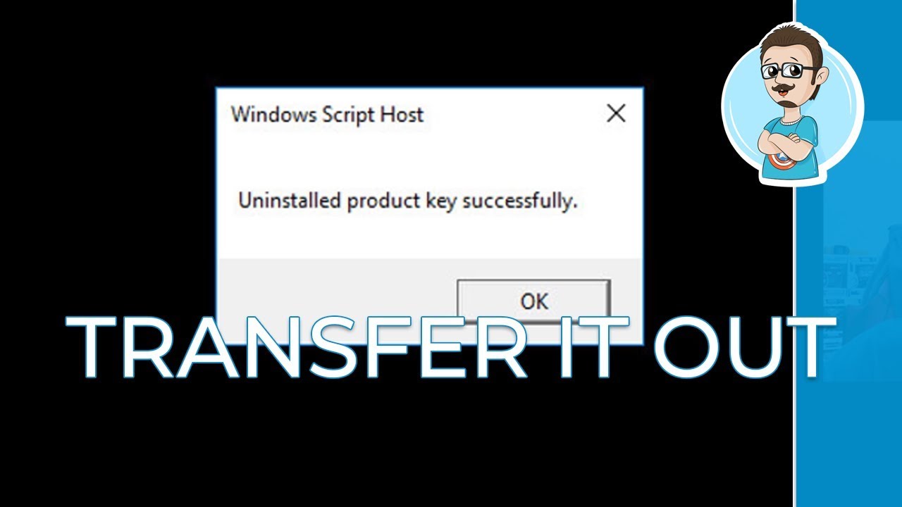 Transfer Windows 10 License To Another Computer Youtube