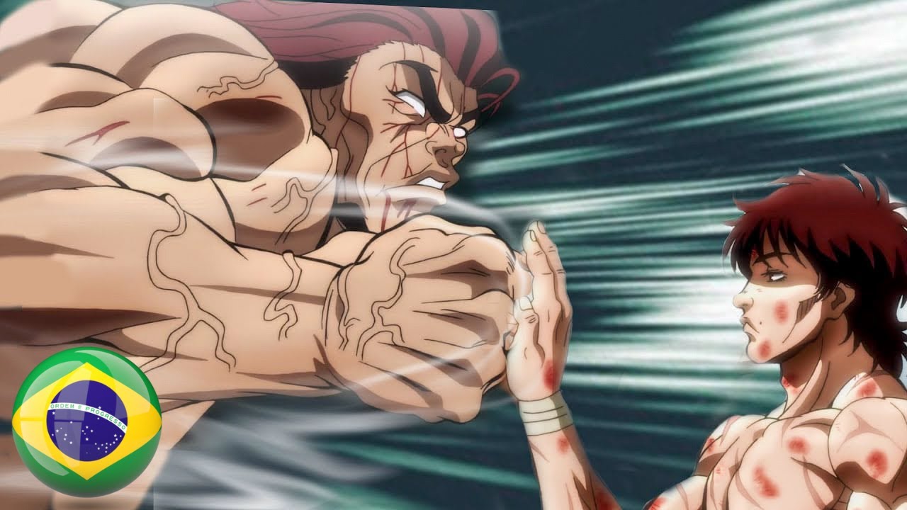 BAKI HANMA VS YUJIRO HANMA luta completa [BAKI HANMA 2 temporada PT-BR  🇧🇷] 