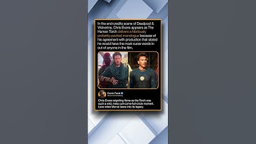 In the end-credits scene of Deadpool & Wolverine, Chris Evans appears as The Human Torch