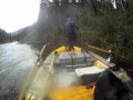 Chasing flipped boat through Velvet Falls at 6.66' - Middle Fork of the Salmon River