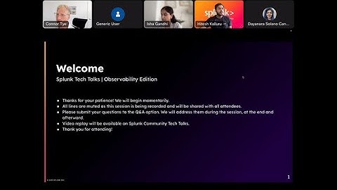 Tech Talk - Splunk ITSI & Correlated Network Visibility
