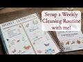 Let's Setup my Weekly Cleaning Routine in the new Erin Condren Life Planner!
