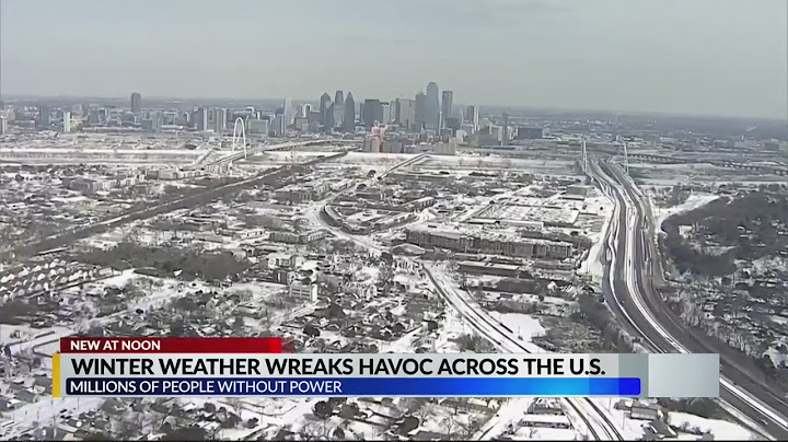Winter weather wreaks havoc across the US