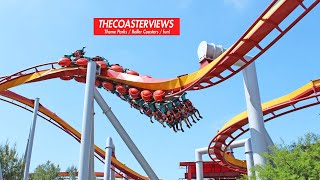 Knotts Berry Farm Silver Bullet (POV Front HD) Roller Coaster видео Silver Bullet