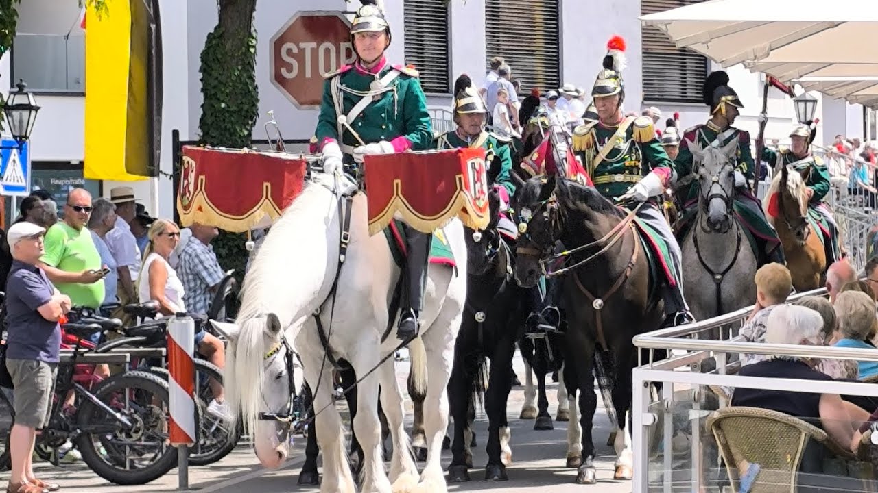 Festzug zum 55. Landestreffen der Historischen Bürgerwehren & Stadtgarden Württemberg in Bad Saulgau