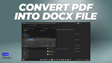 How to Convert PDF Into DOCX File - Full Tutorial (2025)