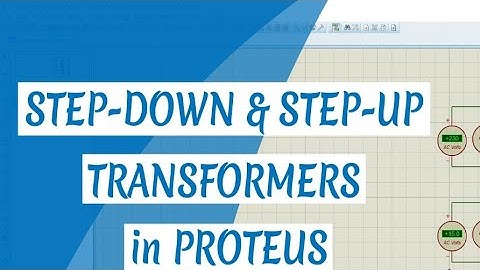 MAKING STEPUP/STEPDOWN TRANSFORMER IN PROTEUS#// #youtube