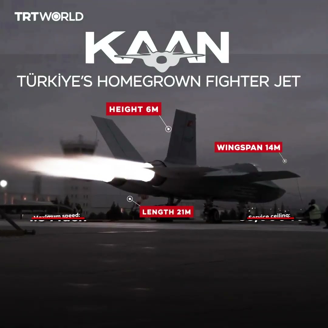 KAAN Türkiye's first homegrown fifth-generation fighter jet