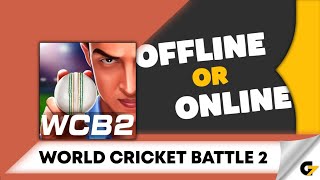 World Cricket Battle 2 game offline or online ? screenshot 5