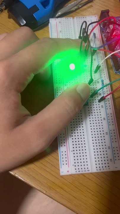 Testing button module #arduino #blink #led #arduinoproject #robot # ...