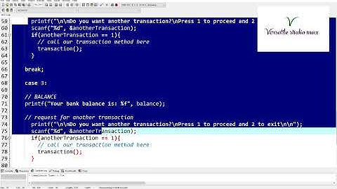 How to Create an Easy ATM Machine C Project