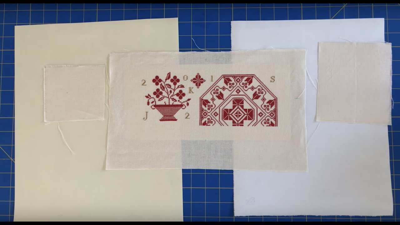 Simple harmony tutorial 9 gluing embroidery to backing paper  youtube Simple harmony tutorial 9 gluing embroidery to backing paper  youtube