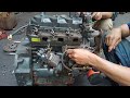 How to bleed Kubota engine and installed injectors KUBOTA D1302-TV