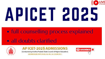 APICET 2025 Counselling Process Clearly Explained | Step-by-Step Web Options Guidance for MBA/MCA