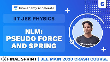 JEE Main 2020 Crash Course | Final Sprint | NLM: Pseudo Force and Spring | Physics | NKC Sir